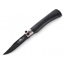 Нож складной Old Bear Total Black L, сталь 1.4060, PTFE, чёрный ламинат