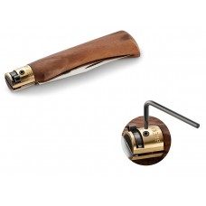Нож складной Old Bear Classical Walnut S, сталь W1.4060, Satin, орех