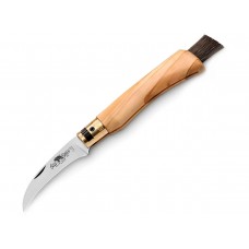 Нож складной Old Bear Mushroom, грибной, W1.4060, Satin, оливковое дерево