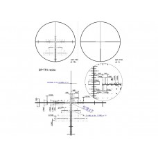 Прицел March-F 1-10x24 Shorty DR-TR1 FFP+SFP 30мм, с кронштейном модель D10SV24FDIML_P DR-TR1 от March