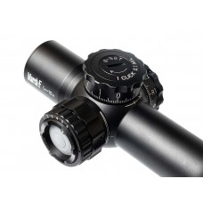 Прицел March-F 1-10x24 Shorty DR-1 FFP+SFP 30мм, с кронштейном модель D10SV24FDIML_P DR-1 от March