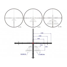 Прицел March-F 1-10x24 Shorty DR-TR1FB FFP+SFP 30мм, с кронштейном модель D10SV24FDIML_P DR-TR1FB от March