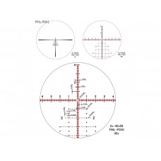 Прицел March-FX 5-40x56 Gen II FML-PDKI FFP, подсветка модель D40V56FIML_G2 FML-PDKI от March