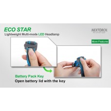 Фонарь Nextorch ECO-STAR налобный, 30 люмен, черный модель ECO STAR (Black) от NexTORCH