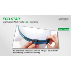 Фонарь Nextorch ECO-STAR налобный, 30 люмен, зеленый модель ECO STAR (Green) от NexTORCH