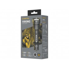 Фонарь Armytek Viking, 2500 lm, белый, до 300м, 11°:76°, 1x18650 / 2хCR123A (не в комплекте), IP68, 147г Фонарь Armytek Viking, 2500 lm, белый, до 300м, 11°:76°, 1x18650 / 2хCR123A (не в комплекте), IP68, 147г модель F01802C от Armytek