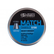 Пульки JSB Blue Match S 100 к.4,50мм, 500шт./уп.