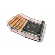 Магазин Pufgun на ВПО-136/АК/АКМ/Сайга, 10 патронов, прозрачный модель Mag SGA762 40-10/Tr от Pufgun
