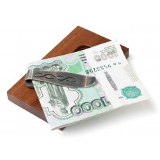 Lionsteel держатель для денег, дамасская сталь/дерево модель PB-D RA от Lion Steel