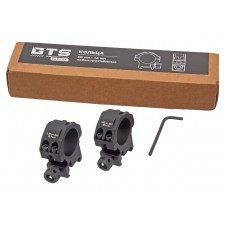 Кольца GTS Q.162 30мм на Picatinny, небыстросъёмные, средние, H=14мм