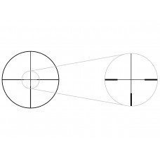 Прицел Gaut Quartz 1-4x24, сетка 65, без подсветки модель Q1424-65 от GAUT