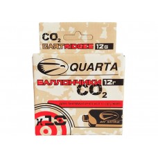 Баллончики CO2 Quarta, 12г, (упаковка 10 шт.) модель QU10 от Quarta