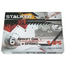 Пистолет пневматический Stalker SAPS Spring (ПМ)+имитатор ПБС, к.6мм модель SA-33071PS от Stalker