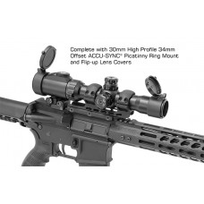 Прицел LEAPERS Accushot T8 Tactical 1-8X28, сетка BG4, кронштейн модель SCP3-18IEBG4 от Leapers