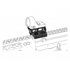 Кронштейн Vector Optics MOJ Lower 1/3 Co-Witness Cantilever Picatinny Riser модель SCRA-71 от Vector Optics