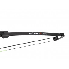 Лук блочный Stinger Pima, детский, 12 lbs/5,5 кг, ABS-пластик, чёрный модель SG-BOW-M-12-BLK от Stinger
