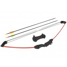 Лук блочный Stinger Pima, детский, 12 lbs/5,5 кг, ABS-пластик, красный модель SG-BOW-M-12-RED от Stinger
