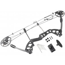 Лук блочный Stinger Comanche, 30-60 lbs/13,6-27,2 кг, алюминий, карбон модель SG-BOW-M-60-BLK от Stinger