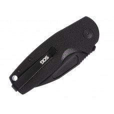Нож складной SOG Stout SJ Blackout, сталь Cryo D2, рукоять G10 модель SOG-16-03-02-57 от SOG