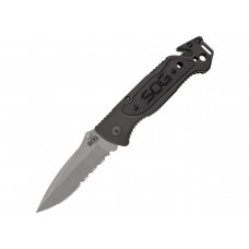 Нож складной SOG Escape Bead Blasted, 7Cr17MoV, рукоять алюминий, блистер модель SOG-FF24-CP от SOG
