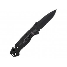 Нож складной SOG Escape Black, сталь 7Cr17MoV, рукоять алюминий, блистер модель SOG-FF25-CP от SOG