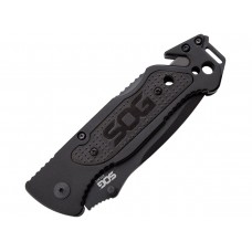 Нож складной SOG Escape Black, сталь 7Cr17MoV, рукоять алюминий, блистер модель SOG-FF25-CP от SOG