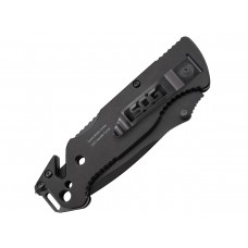 Нож складной SOG Escape Black, сталь 7Cr17MoV, рукоять алюминий, блистер модель SOG-FF25-CP от SOG