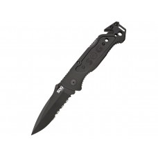 Нож складной SOG Escape Black, сталь 7Cr17MoV, рукоять алюминий, блистер модель SOG-FF25-CP от SOG