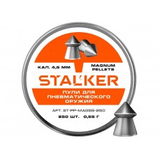 Пульки Stalker Magnum, калибр 4.5мм, 0.55г (250 шт./бан.) модель ST-PP-MAG55-250 от Stalker