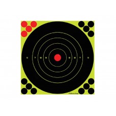 Мишень самоклеящаяся осыпающаяся Stalker, круглая, 20х20 см, D 20см, 10 шт.