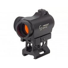 Коллиматор Target Optic 1x22, Weaver, красная марка, точка 2 MOA, проставка модель TO-C-22-R-W от Target Optic