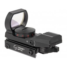 Коллиматор Target Optic 1x22x33, призма 11мм, зелёная/красная марка, 4 вида модель TO-O-2233-GR-D от Target Optic