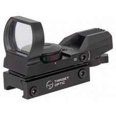 Коллиматор Target Optic 1x22x33, Weaver, зелёная/красная марка, 4 вида модель TO-O-2233-GR-W от Target Optic