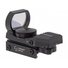 Коллиматор Target Optic 1x22x33, Weaver, зелёная/красная марка, 4 вида модель TO-O-2233-GR-W от Target Optic