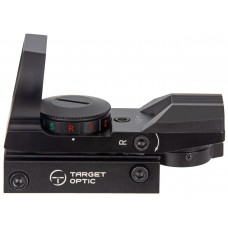 Коллиматор Target Optic 1x22x33, Weaver, зелёная/красная марка, 4 вида модель TO-O-2233-GR-W от Target Optic