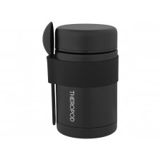 Термос для еды THEROPOD TP-20-520-B 0.52L, нержавеющая сталь, ложка, чёрный модель TP-20-520-B от Theropod