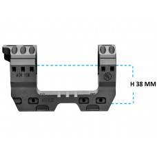 Кронштейн Contessa Ultra Tactical 34мм на Picatinny, h=23мм, 20 MOA модель UTFX03-20 от Contessa Alessandro
