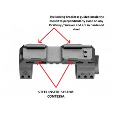 Кронштейн Contessa Ultra Tactical 34мм на Picatinny, h=23мм, 20 MOA модель UTFX03-20 от Contessa Alessandro