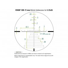 Прицел Vortex Venom 5-25x56 FFP, EBR-7C (MRAD) модель VEN-52502 от Vortex