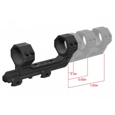 Кронштейн Vector Optics 1-Piece Adjustable Extended Picatinny Mount 30мм модель XASR-3037 от Vector Optics