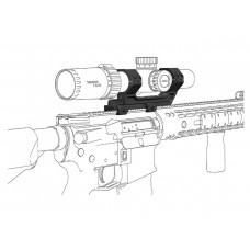 Кронштейн Vector Optics 1-Piece Adjustable Extended Picatinny Mount 30мм модель XASR-3037 от Vector Optics