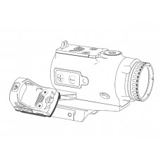 Кронштейн угловой Vector Optics Red Dot Sight Offset Mount MAG для SCPSM-01 модель SCPSM-C01 от Vector Optics