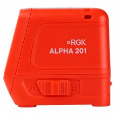 Лазерный уровень RGK ALPHA 201 с красным лучом