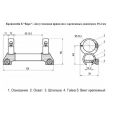 Кронштейн Б модель 00000546 от ЭСТ