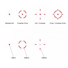 Прицел коллиматорный Frenzy PLUS 1x31x26 MULTI-RETICLE (SCRD-M67)