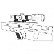 Консольные кольца Vector Optics 30 мм (1,25) на планку Weaver (XASR-3016) модель st_9847 от Vector Optics