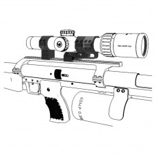 Консольные кольца Vector Optics 30 мм (с регулировкой высоты) на планку типа ласточкин хвост (XASR-3065) модель st_9848 от Vector Optics