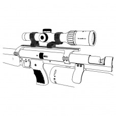Консольные кольца Vector Optics 30 мм (1,25) на планку типа ласточкин хвост 11 мм (XASR-3017) модель st_9849 от Vector Optics
