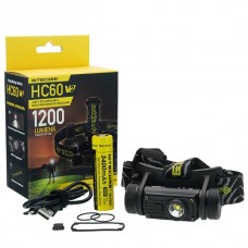 Фонарь налобный Nitecore HC60 V2 светодиодный, 1200 люмен модель sn_HC60 V2 от Nitecore