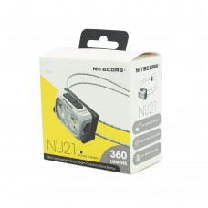 Фонарь налобный Nitecore NU21, 360 люмен модель sn_NU21 от Nitecore